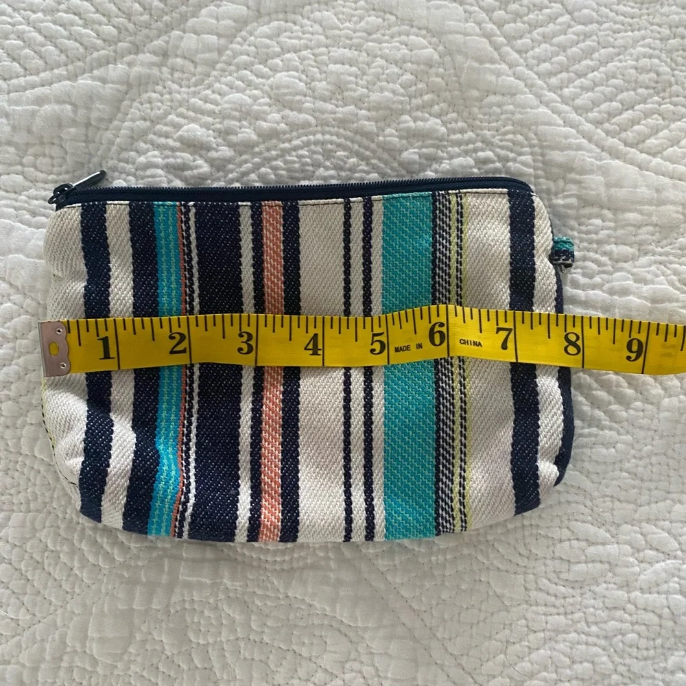 Thirty One Striped Mini Pouch - Picture 2 of 5